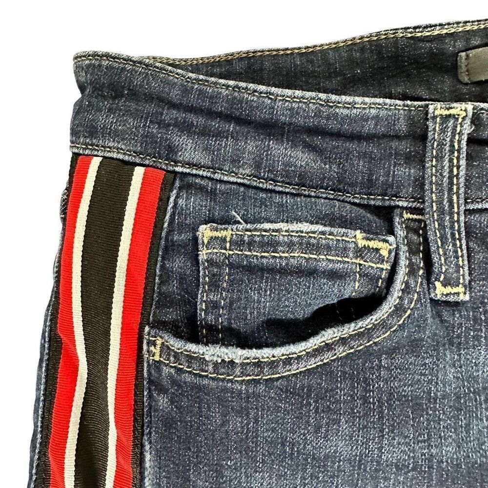 Joe's Womens Wiloughby Jeans Skinny Ankle size 27 Side Stripe - Picture 8 of 10